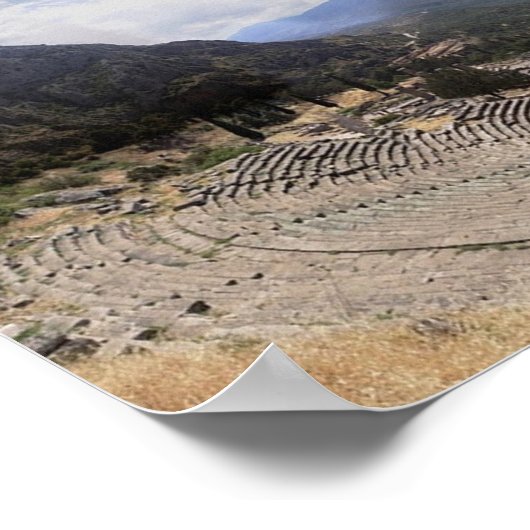 Poster Grèce - Delphi - (Coin)