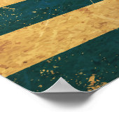 Poster Grèce Drapeau Vintage Grunge Design (Coin)