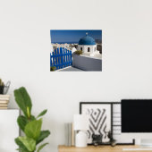 Poster Grèce et île grecque de Santorin depuis (Bureau à domicile)