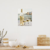 Poster Grèce, Iles des Cyclades, Mykonos, Vin sur table (Cuisine)