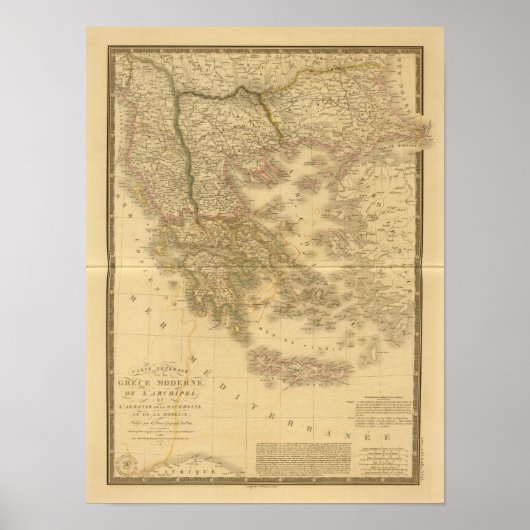 Poster Grèce moderne (Devant)