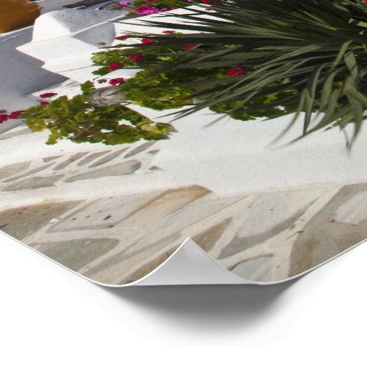 Poster Grèce, Mykonos, jolie petite chapelle dans (Coin)