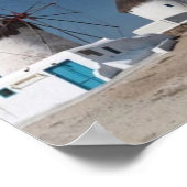 Poster Grèce - Mykonos - Windmills - (Coin)
