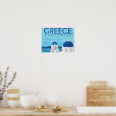 Poster Grèce Santorin (Cuisine)