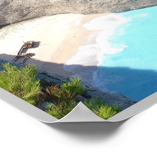 Poster Grèce - Zakynthos - Zante (Coin)