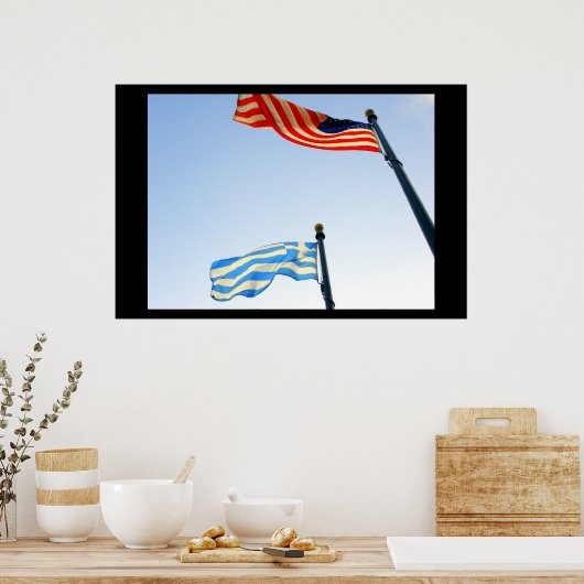 Poster Gréco-américain (Cuisine)