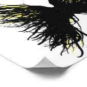 Poster Greed Abstract 7 Deadly Sins Alcohol Ink Art (Coin)