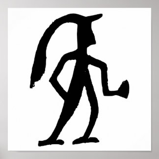 Poster GREEJACK | Talisman d'art primitif de la grotte de