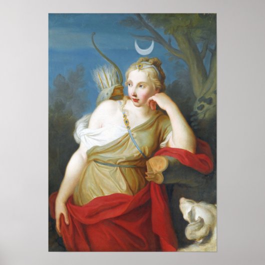 Poster Greek Goddess Diana of the Hunt (Devant)