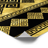 Poster Greek Meander (Coin)