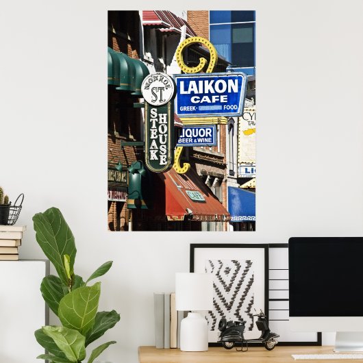 Poster Greektown (Bureau à domicile)