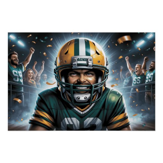 Poster Green Bay Packers 14 (Devant)