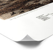 Poster Green Bay, WI Carte panoramique - 1867 (Coin)