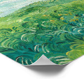 Poster Green Blé Fields, Auvers 1890 (Vincent van Gogh (Coin)