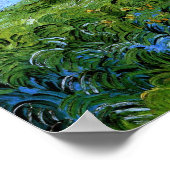 Poster Green Blé Fields Van Gogh Art (Coin)