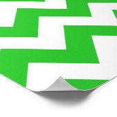 Poster Green Bold Chevron (Coin)