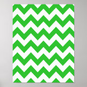 Poster Green Bold Chevron (Devant)