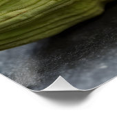 Poster Green Cardamom Pods Macro Zoom Aromatic Spice Text (Coin)