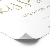 Poster Green Devis Combien De Baisers Fête des mariées Je (Coin)