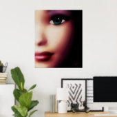 Poster Green Eyed Girl (Bureau à domicile)