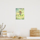 Poster Green Garden Fairy Imaginaire Art Imprimer (Cuisine)