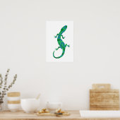Poster Green Gecko (Cuisine)