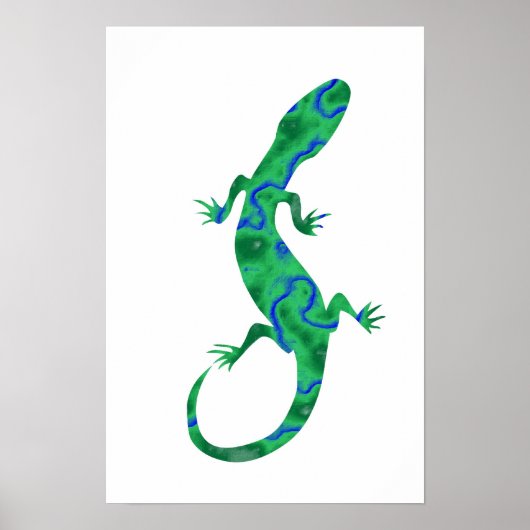 Poster Green Gecko (Devant)