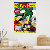 Poster Green Giant vintage comics (Cuisine)