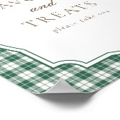 Poster Green Gingham Duck Gender Neutral Favors & Treats (Coin)