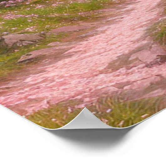 Poster Green Hills et Cherry Blossom Path (Coin)