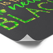 Poster Green Is The New Black - St. Patrick’s Day Shamroc (Coin)