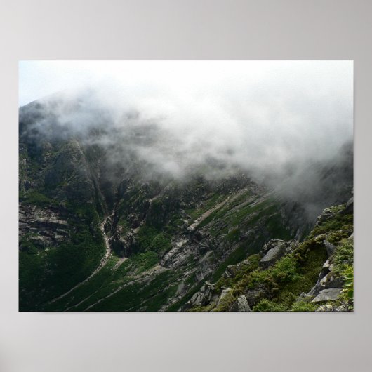 Poster Green Katahdin Mountainside, Maine (Devant)