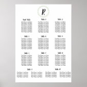 Poster Green Laurel - Affectation de tables Mariages (Devant)