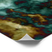 Poster Green Marble Texture (Coin)