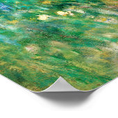 Poster Green Meadow par Renoir Impressionniste Peinture (Coin)