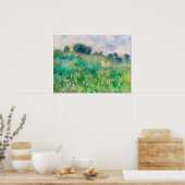 Poster Green Meadow par Renoir Impressionniste Peinture (Cuisine)