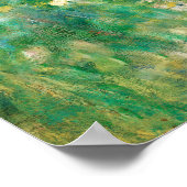 Poster Green Meadow par Renoir Impressionniste Peinture (Coin)