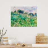 Poster Green Meadow par Renoir Impressionniste Peinture (Cuisine)