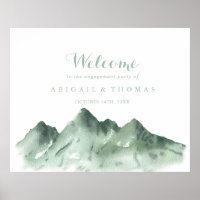 Green Mountain Country Engagement Party Welcome