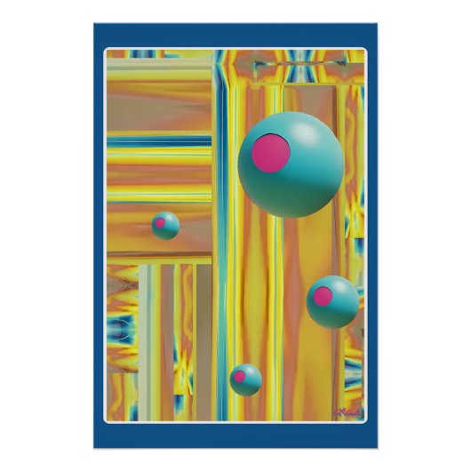 Poster Green New Deal - Ken Gage Surreal Art (Devant)