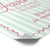 Poster Green Palm Springs Pastel Beach Faveurs (Coin)