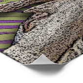 Poster Green Parrot (Coin)