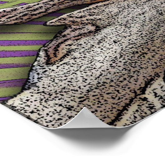 Poster Green Parrot (Coin)