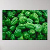 Poster Green peppers (Devant)