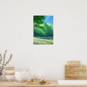 Poster Green Riverbank (Cuisine)