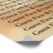 Poster Green Sand Ocean Beach Célébration Bienvenue Siège (Coin)