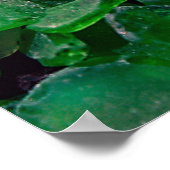 Poster Green Seaglass (Coin)