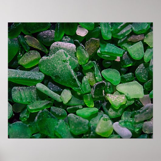 Poster Green Seaglass (Devant)