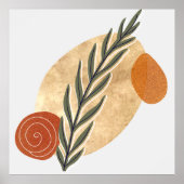 Poster Green Stalk Boho (Devant)