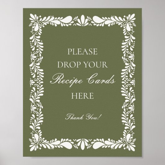 Poster Green Talavera Carrelage espagnol Partager une rec (Devant)